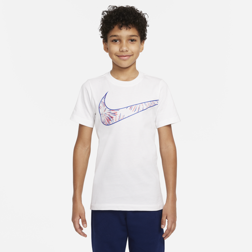 Nike Kids' Boys  Nsw Americana Su22 T-shirt In White