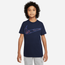 Nike NSW Americana SU22 T-Shirt - Boys' Grade School Obsidian/White