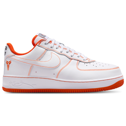 Men's - Nike Air Force 1 Kobe Protro Low - Safety Orange/White/White