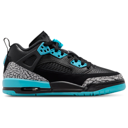 Boys' Grade School - Jordan Spizike Low - Black/Wolf Grey/Gamma Blue