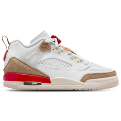Girls' Grade School - Jordan Spizike Low - White/Fire