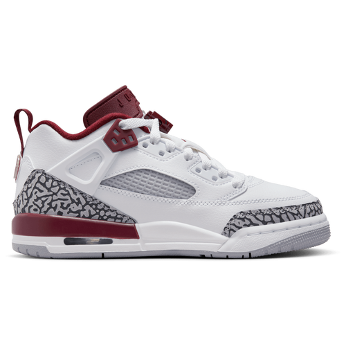 

Boys Jordan Jordan Spizike Low - Boys' Grade School Shoe White/Team Red/Wolf Grey Size 05.5