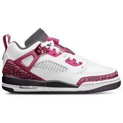 Girls' Grade School - Jordan Spizike Low - White/Black/Pink
