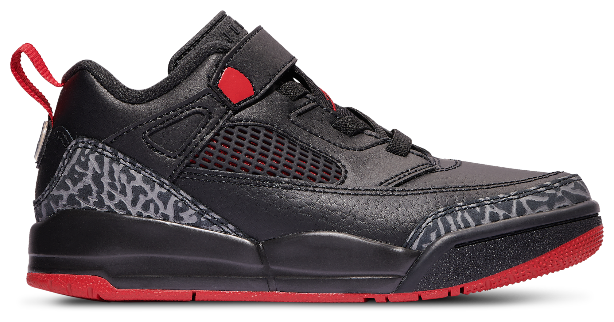 Jordan spizike red and black on sale