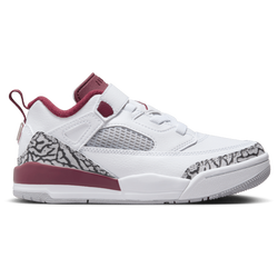 Boys' Preschool - Jordan Spizike Low - White/Team Red/Wolf Grey