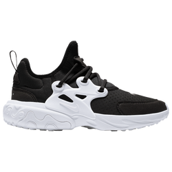 Boys' Grade School - Nike React Presto - Black/White