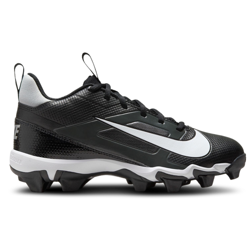 

Nike Boys Nike Alpha Menace 4 Shark - Boys' Grade School Football Shoes Grey/Black/Silver Size 01.0