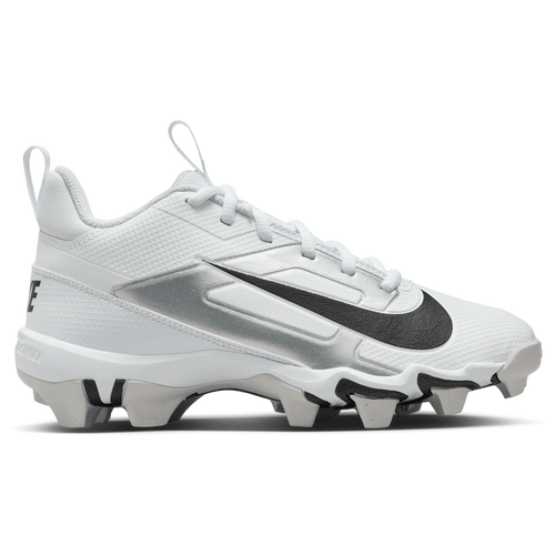 

Nike Boys Nike Alpha Menace 4 Shark - Boys' Grade School Football Shoes Black/Grey/White Size 5.0