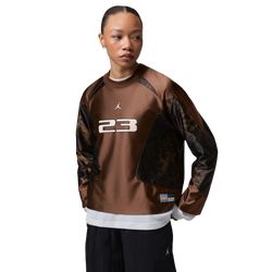 Women's - Jordan Brooklyn Long Sleeve Jersey AOP - Brown