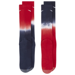 Men's - Nike Plus Everyday Cush Crew 2 Pack - University Red/Midnight Navy