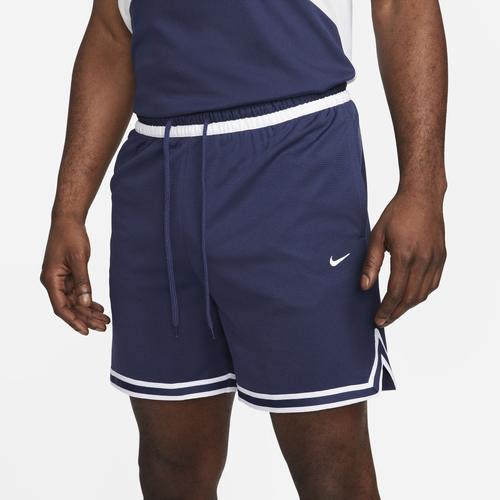 

Nike Mens Nike Dri-Fit DNA 6in Short - Mens White/Midnight Navy Size XXL