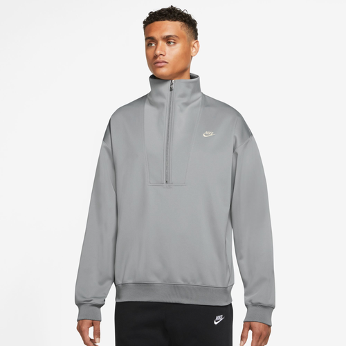 

Nike Mens Nike Circa Half-Zip Hoodie - Mens Particle Gray/Coconut Milk Size XL