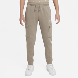 Boys' Grade School - Nike NSW Club Cargo Pants - Khaki/White