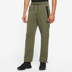 Men's - Nike Tech Fleece Pants - Olive/Black