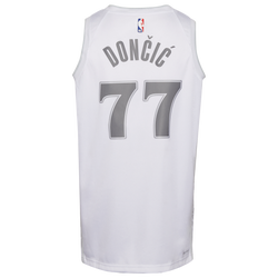Men's - Nike Mavericks Dri-FIT CE 24 Swingman Jersey - White/Grey