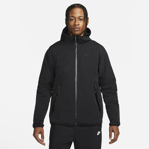 

Nike Mens Nike Tech Woven Jacket - Mens Black/Black Size M