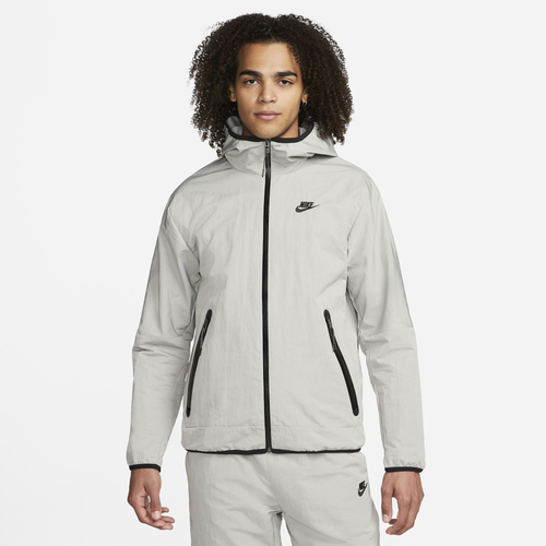 Nike Mens Tech Woven Jacket In Cobblestone | ModeSens