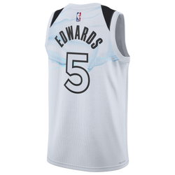 Men's - Nike Timberwolves City Edition NBA Swingman Jersey - White/Multicolor