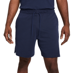 Men's - Nike Club Knit Shorts - Obsidian/White