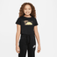 Nike Sun Swoosh T-Shirt - Girls' Grade School Black/White
