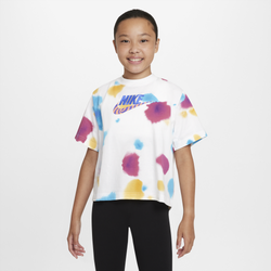 Girls' Grade School - Nike Boxy Festival T-Shirt - White/Multi