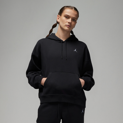 

Nike Womens Nike Flight Fleece Core Hoodie - Womens Black/White Size XS