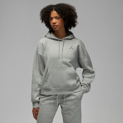 Women's - Nike Flight Fleece Core Hoodie - Dark Gray/White