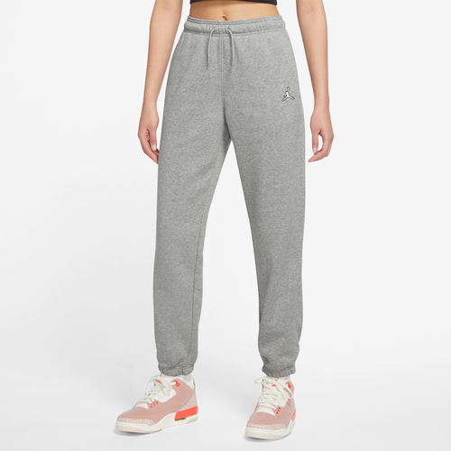 

Jordan Womens Jordan Flight Fleece Core Pants - Womens Gray/White Size L
