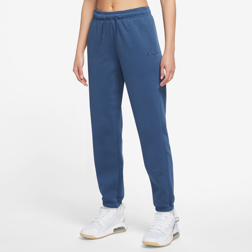 

Jordan Womens Jordan Flight Fleece Core Pants - Womens Blue/White Size M