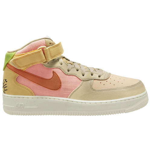 

Nike Mens Nike Air Force 1 Mid '07 LV8 - Mens Basketball Shoes Light Madder Root/Hot Curry/Sanded Gold Size 10.0
