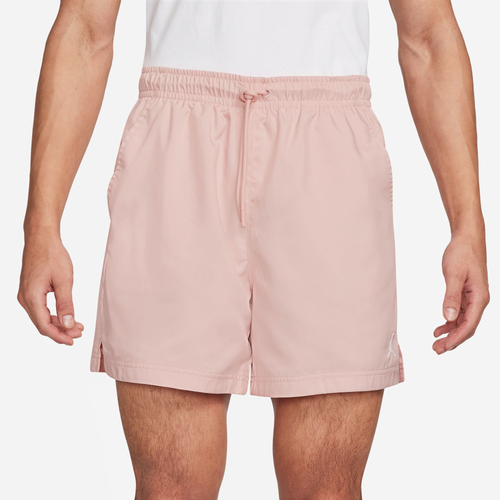 Shop Jordan Mens  Essential Poolside Lbr 5" Shorts In Pink/white
