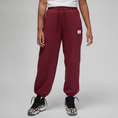 

Jordan Womens Jordan Flight Fleece Pants - Womens Maroon/Black Size XS