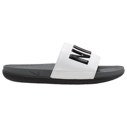 Men's - Nike Offcourt Slides - White/Black/Dark Grey