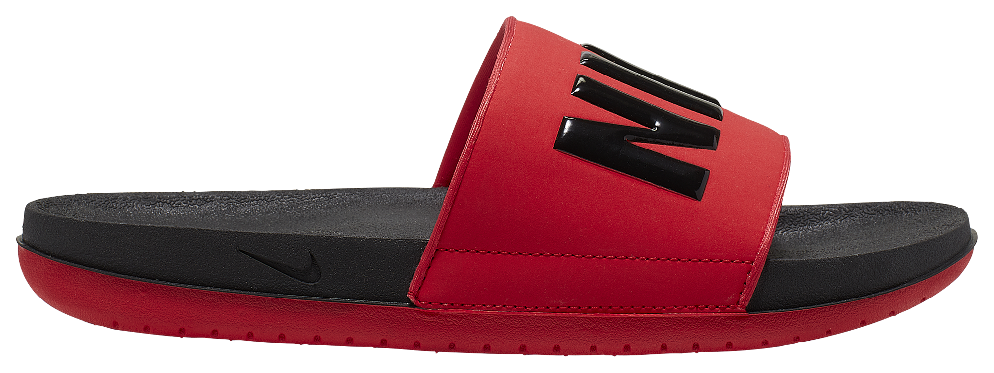 red nike slides mens