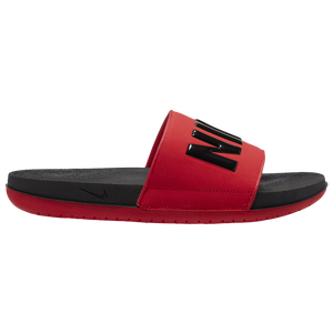 Nike slides men discount red