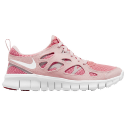 Girls' Grade School - Nike Free Run 2 - Pink Salt/Purple/White