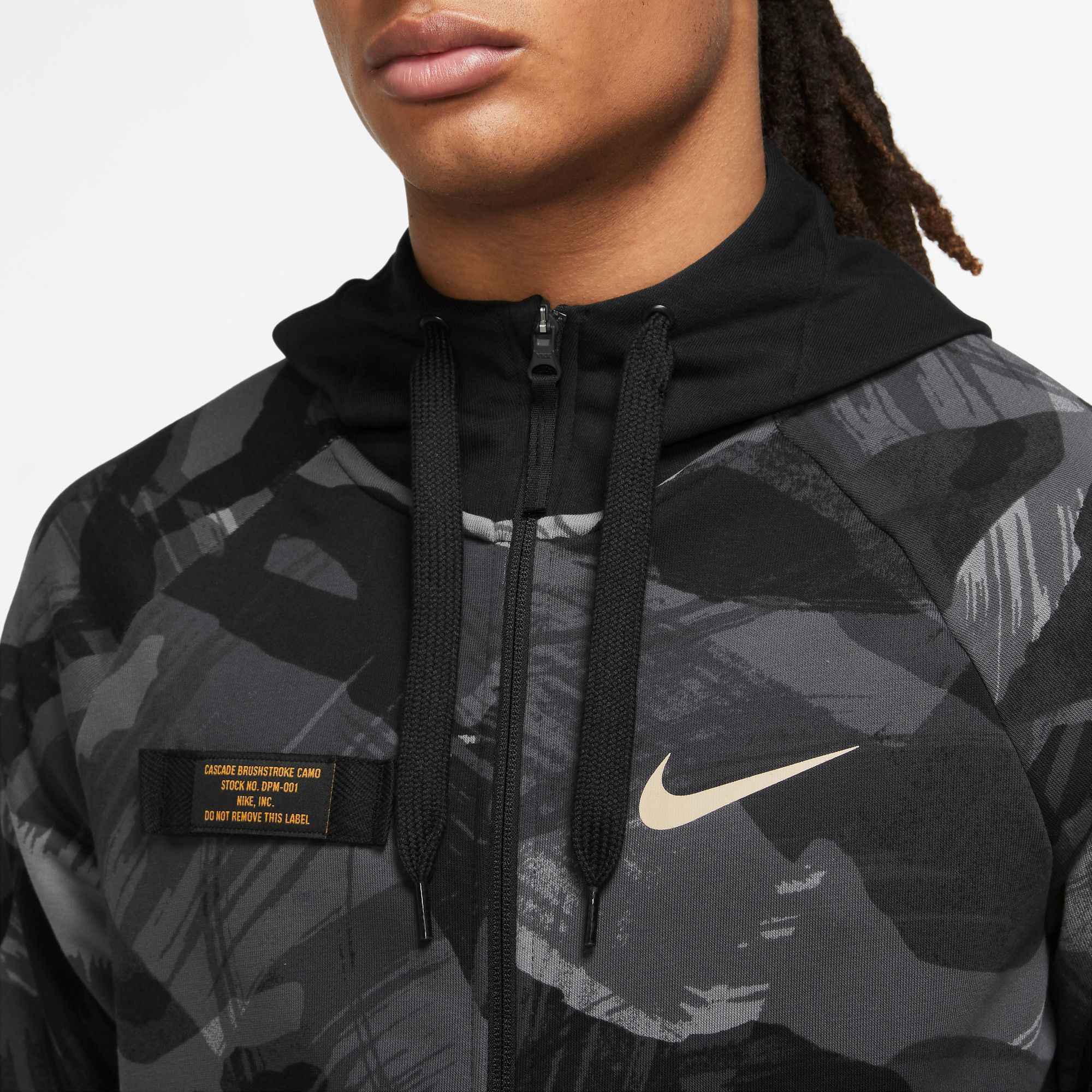 Nike men's dry camo cheap fleece hoodie