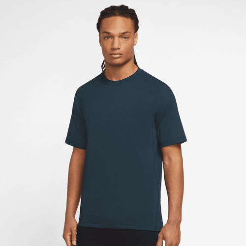 

Nike Mens Nike Dri-Fit Advantage Axis Short Sleeve Top - Mens Black/Navy Size L