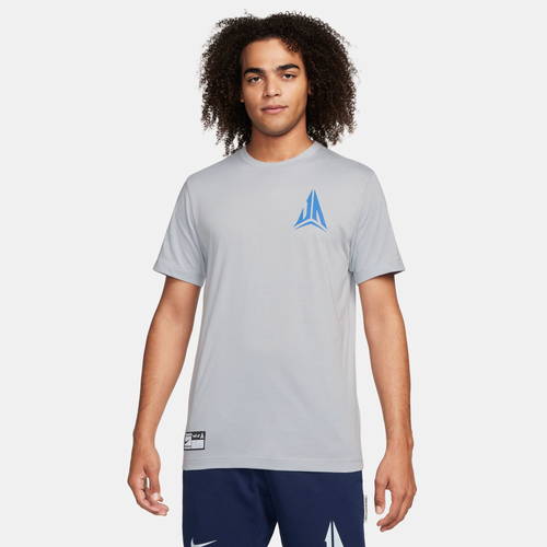

Nike Mens Nike Ja Morant T-Shirt - Mens Wolf Grey/Wolf Grey Size XL