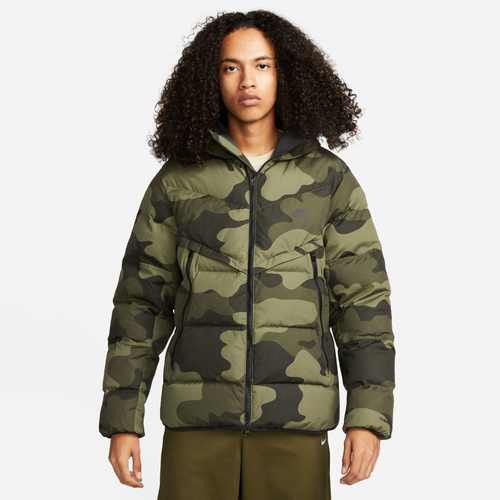 

Nike Mens Nike TF PL Field Jacket - Mens Black/Olive Size L