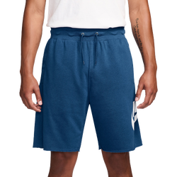 Men's - Nike Club Alumni FT Shorts - Blue/Blue