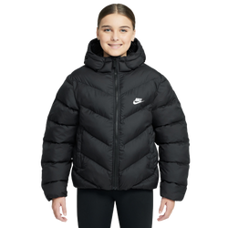 Boys' Grade School - Nike ADP Puffer - Black/White