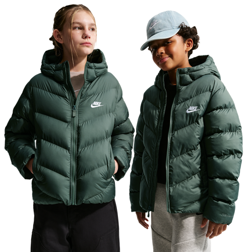 BOYS - Nike ADP Puffer - Camo Green/White