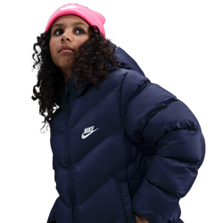 Boys' Grade School - Nike ADP Puffer - Midnight Navy/White