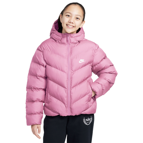 GIRLS - Nike ADP Puffer - Pink Rise/White