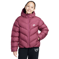 Boys' Grade School - Nike ADP Puffer - Beet/White