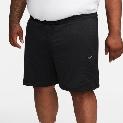 

Nike Mens Nike Authentic Mesh Shorts - Mens Black/White Size L