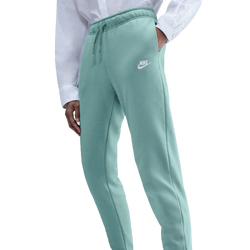 Women's - Nike NSW Club Fleece Mid Rise Pant - Cannon/White
