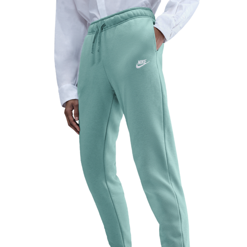 Nike Womens  Nsw Club Fleece Mid Rise Pant In Green