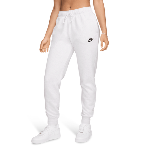 WOMENS - Nike NSW Club Fleece MR Pants - Birch Heather/Black
